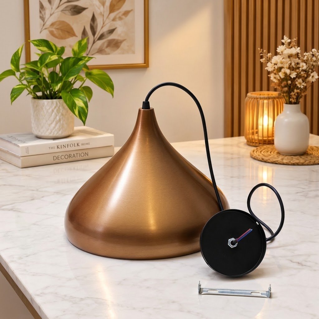 Lampe Décorative Conique Design